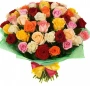 Букет из 101 розы "Красочный микс"