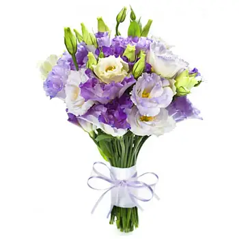 Букет невесты из лизиантусов № 9